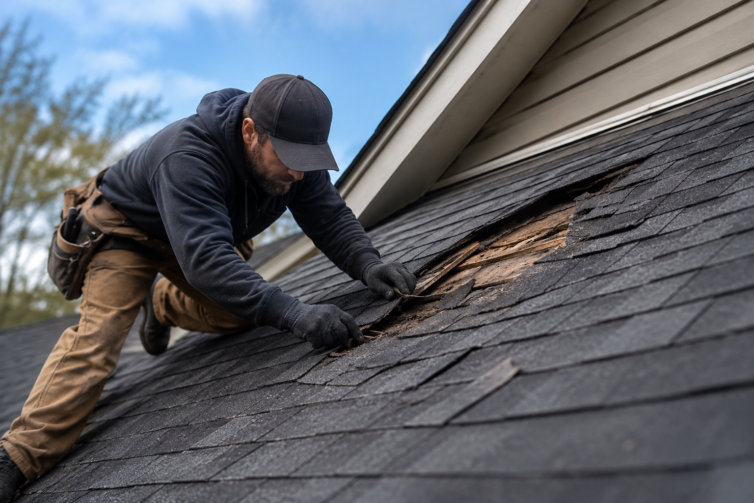 When to Call a Professional for Repair | falls church roofing contractor | Lyons Contracting